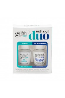 Harmony Gelish - Soft Gel - Tip Primer and Adhesive Duo - 2 PC - 15ml/0.5 oz each