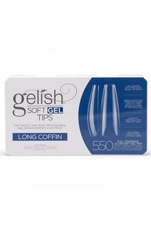Harmony Gelish - Soft Gel Tips - Long Coffin - 550 Tips