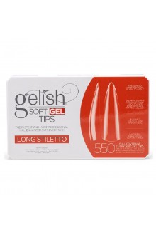Harmony Gelish - Soft Gel Tips - Long Stiletto - 550 Tips