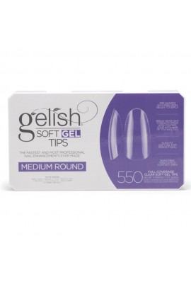 Harmony Gelish - Soft Gel Tips - Medium Round - 550 Tips