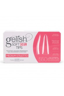 Harmony Gelish - Soft Gel Tips - Medium Stiletto - 550 Tips