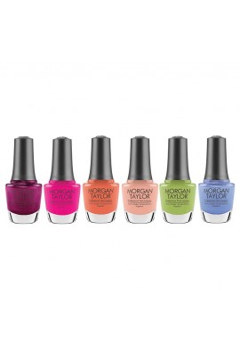 Morgan Taylor Nail Lacquer - Feel The Vibes Collection - All 6 Colors - 15ml / 0.5oz Each