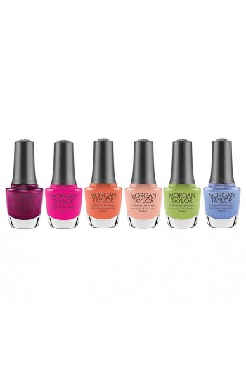 Morgan Taylor Nail Lacquer - Feel The Vibes Collection - All 6 Colors - 15ml / 0.5oz Each