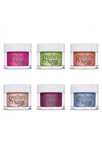 Harmony Gelish - XPRESS Dip Powder - Feel The Vibes Collection - All 6 Colors - 43g / 1.5oz Each