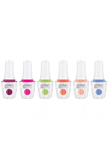 Harmony Gelish - Feel The Vibes Collection - All 6 Colors - 15ml / 0.5oz Each