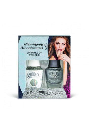 Harmony Gelish - Two of a Kind - Champagne & Moonbeams 2019 Collection - Sprinkle of Twinkle - 15ml / 0.5oz