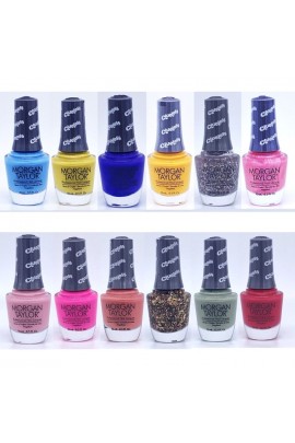 Morgan Taylor  Nail Lacquer - Clueless Collection - All 12 Colors - 15 mL / 0.5 Fl Oz Each