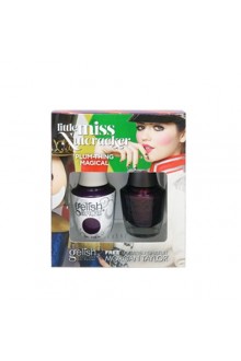 Nail Harmony Gelish & Morgan Taylor - Two of a Kind - Little Miss Nutcracker 2017 Collection - Plum-Thing Magical