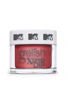 Harmony Gelish - XPRESS Dip Powder - MTV Switch On Color Collection - Total Request Red - 43g / 1.5oz