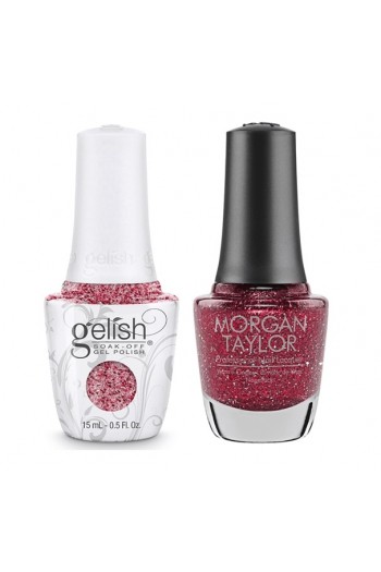 Harmony Gelish & Morgan Taylor - Two Of A Kind - Forever Fabulous Marilyn Monroe - Some Like It Red - 15 mL / 0.5 Oz