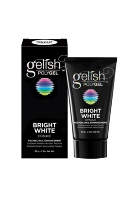 Nail Harmony Gelish - PolyGel - Bright White - 2oz / 60g