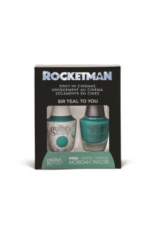 Harmony Gelish - Two of a Kind - Rocketman Collection - Sir Teal To You - 15ml / 0.5oz each