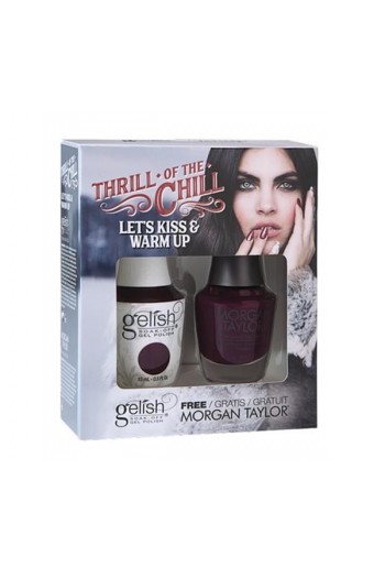 Nail Harmony Gelish & Morgan Taylor - Two of a Kind - 2017 Winter Collection - Thrill Of The Chill - Let's Kiss & Warm Up 