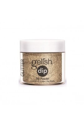 Nail Harmony Gelish - Dip Powder - Glitter & Gold - 0.8oz / 23g