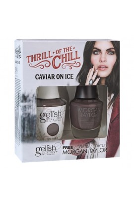 Nail Harmony Gelish & Morgan Taylor - Two of a Kind - 2017 Winter Collection - Thrill Of The Chill - Caviar On Ice