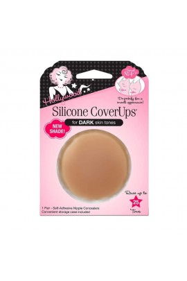 Hollywood Fashion Secrets - Silicone CoverUps - Dark Skin Tone - 1 Pair