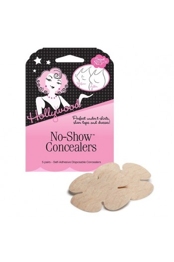 Hollywood Fashion Secrets - No-Show Concealers - Self-Adhesive Disposable - 5 Pairs
