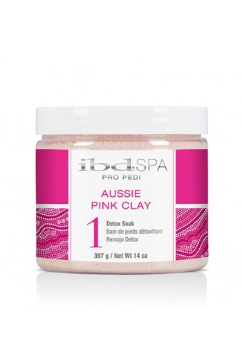 ibd SPA - Pro Pedi - Aussie Pink Clay - Detox Soak - 397 g / 14 oz