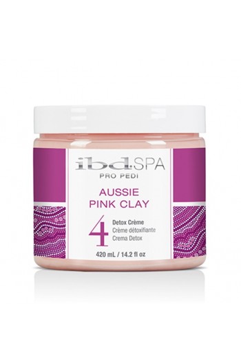 ibd SPA - Pro Pedi - Aussie Pink Clay - Detox Crème - 420 ml / 14.2 oz