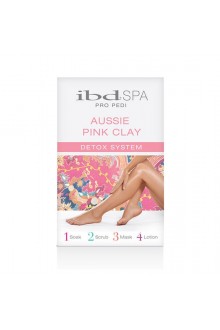 ibd Spa - Pro Pedi - Aussie Pink Clay Detox System - 4 pc Packettes 