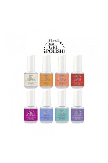 ibd Just Gel Polish - Destination Colour Summer 2017 Collection - 14ml / 0.5oz Each - All 8 Colors