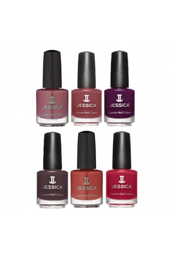 Jessica Nail Polish - Into The Wild Fall 2016 Collection - 0.5oz / 14.8ml -  All 6 Colors