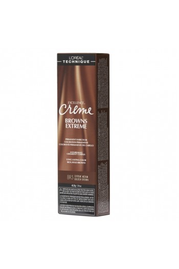 L'Oreal Technique Excellence Creme - Browns Extreme - Extreme Medium Golden Brown - 1.74oz / 49.29g