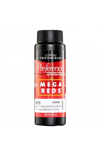 L'Oreal Technique Preference - Mega Reds - MR5 Medium Intense Copper Auburn - 59.1ml/2oz