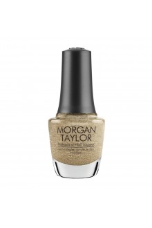 Morgan Taylor Nail Lacquer - Champagne & Moonbeams 2019 Collection - Gilded in Gold - 15ml / 0.5oz
