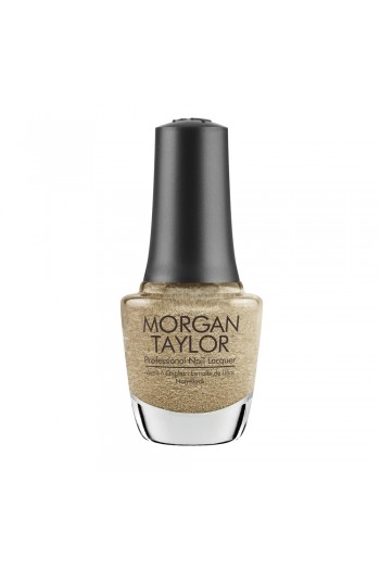 Morgan Taylor Nail Lacquer - Champagne & Moonbeams 2019 Collection - Gilded in Gold - 15ml / 0.5oz