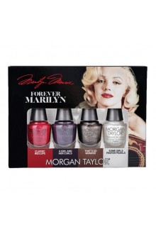 Morgan Taylor Nail Lacquer - Forever Marilyn Fall 2019 Collection - Mini 4 Pack - 5ml / 0.17oz Each