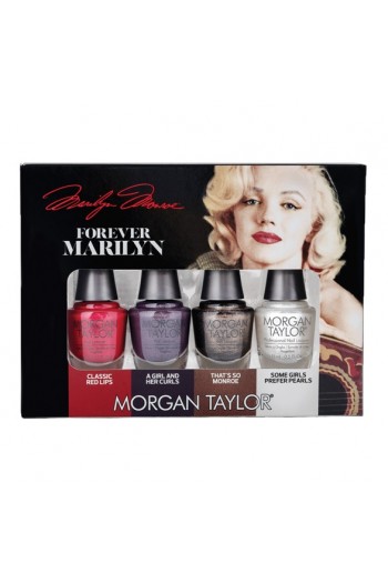 Morgan Taylor Nail Lacquer - Forever Marilyn Fall 2019 Collection - Mini 4 Pack - 5ml / 0.17oz Each