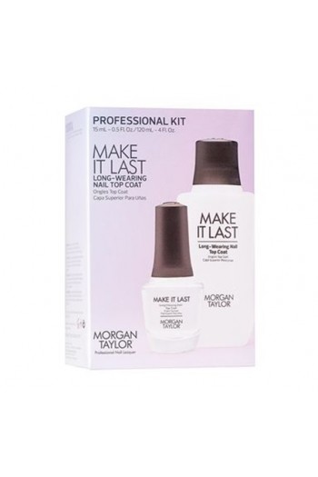 Morgan Taylor - Professional Kit - Make It Last - Top Coat - 15mL / 120 mL