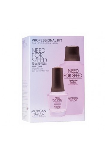 Morgan Taylor  -  Professional Kit  - Need For Speed - Top Coat - 15mL / 120 mL
