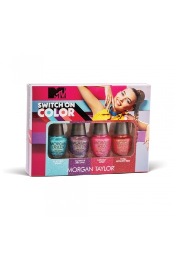 Morgan Taylor Nail Lacquer - MTV Switch On Color 2020 Collection - Mini 4 pack - 5ml / 0.17oz Each