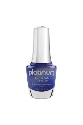 Morgan Taylor Nail Lacquer - Platinum - Journey to Wonderland Collection - Frolic in Fairy Dust - 15ml / 0.5oz