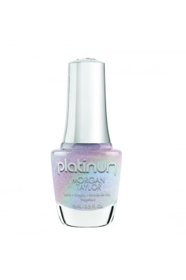 Morgan Taylor Nail Lacquer - Platinum Collection - Liquid Bling - 15 mL / 0.5 Fl Oz