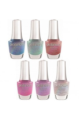 Morgan Taylor Nail Lacquer - Platinum Collection - All 6 Colors - 15 mL / 0.5 Fl Oz Each