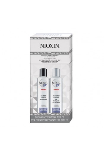 Nioxin System 5 - Chemically Treated Hair Light Thinning Intense Moisture Kit - 300 mL / 10.1 oz Each
