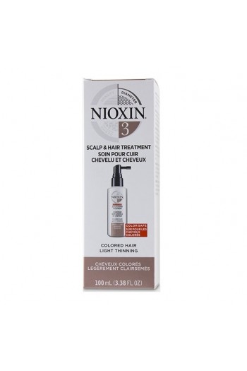 Nioxin 3 - Scalp and Hair Treatment - Colored Hair Light Thinning - 100mL / 3.38 oz