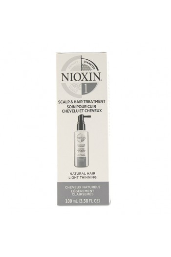 Nioxin 1 - Scalp and Hair Treatment - Natural Hair Light Thinning - 100mL / 3.38  oz