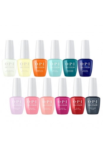 OPI GelColor - Grease Summer Collection 2018 - All 12 Colors - 15 mL / 0.5 fl oz. Each