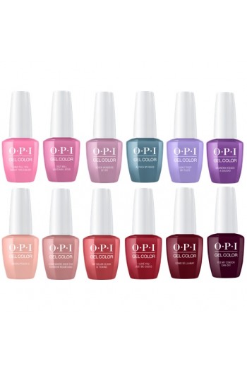 OPI GelColor - Peru Collection - All 12 Colors - 15 ml / 0.5 oz Each