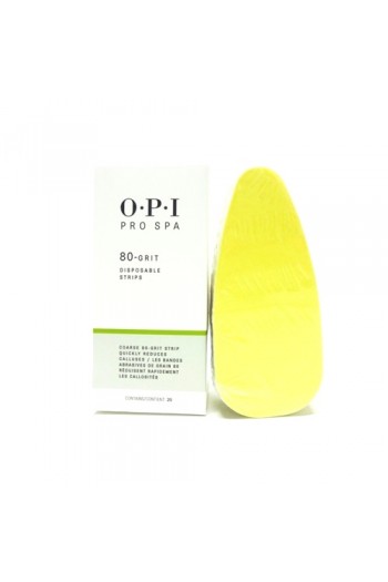 OPI Pro Spa - Skincare Hands & Feet - Disposable Strips 80-Grit - 20ct