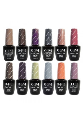OPI GelColor - Iceland Fall 2017 Collection - 0.5oz / 15ml Each - All 12 Colors