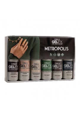 ORLY Gel FX - Metropolis Collection - All 6 Colors - 0.3oz / 9ml Each
