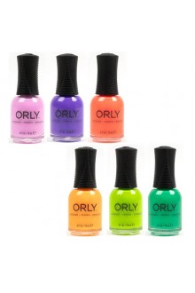 ORLY Nail Lacquer - Electric Escape Collection - All 6 Colors - 0.6oz / 18ml