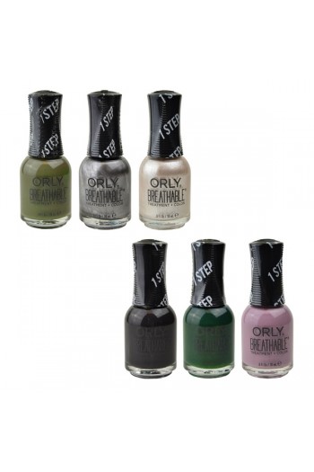 ORLY Breathable Lacquer - Treatment+Color - All Tangled Up Collection - All 6 Colors - 0.6oz / 18ml Each