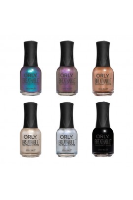 ORLY Breathable Lacquer - Treatment+Color - Cosmic Bliss Collection - All 6 Colors - 0.6oz / 18ml Each