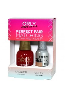Orly Lacquer + Gel FX - Perfect Pair Matching DUO Kit - Bare Rose